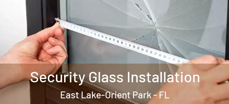 Security Glass Installation East Lake-Orient Park - FL
